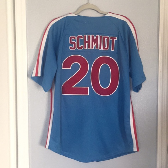 Mike Schmidt #20 baseball jersey - Philadelphia - Picture 2 of 6